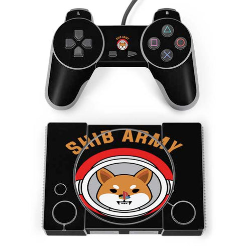 Shib Army Crypto PlayStation Classic Bundle Skin